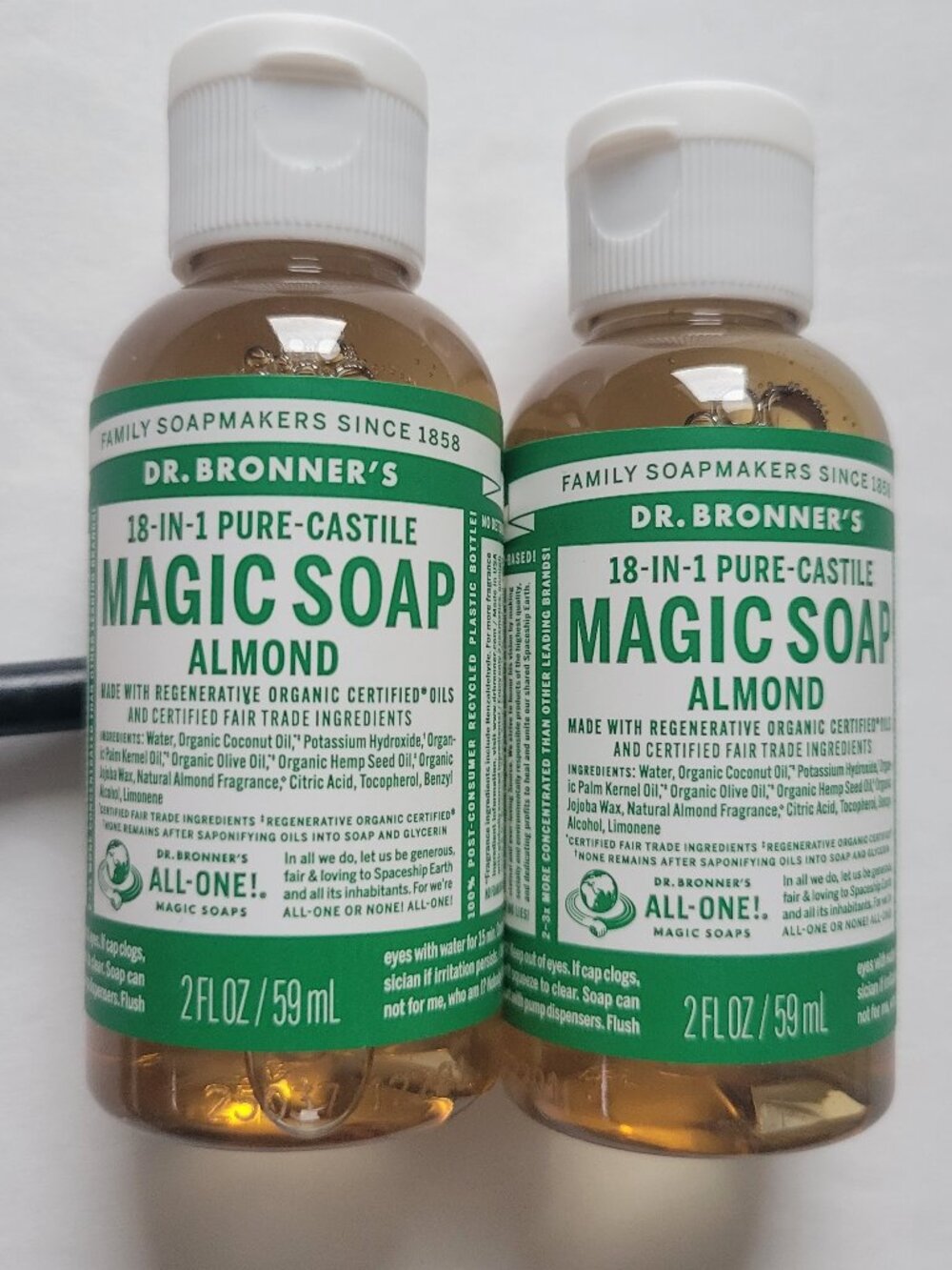 2-Pack Dr. Bronner's Almond Magic Soap Minis